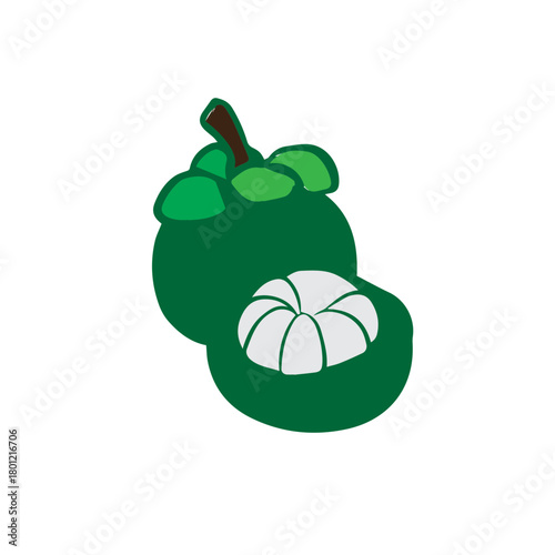 Fresh Mangosteen Tropical Fruit