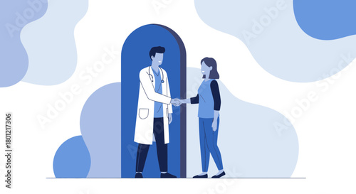 Medical Consultation Demonstrating Doctor Patient Collaboration And Partnership Approach