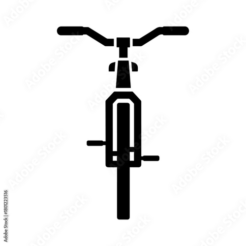 Embrace the freedom of cycling with a sleek minimalist bike icon symbolizing healthy living and eco conscious commutes