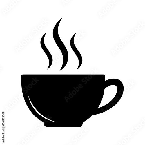 A steaming mug of comforting brew offering warmth and relaxation on a cool morning presented in stark black and white