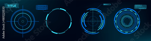 Futuristic HUD Elements and Target Scopes Collection