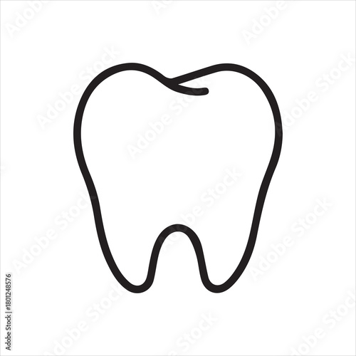 Clean tooth symbols teeth vector icons