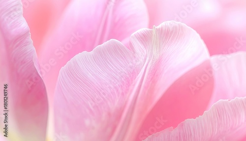 Wallpaper Mural Delicate Pink Tulip Petals Macro in Soft Daylight Floral Beauty and Elegant Curve Focus on Delicate Texture and Graceful Form Torontodigital.ca