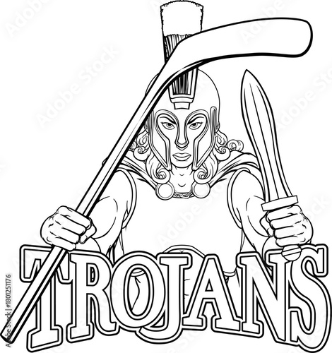 Trojan Woman Ice Hockey Spo...