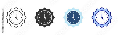 Morning Icon Set. Designed In Multi Style