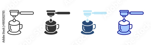 Espresso Icon Set. Designed In Multi Style