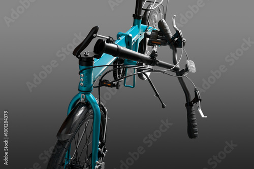 Folding bicycle handlebars.