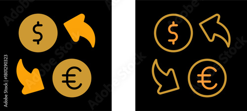 Currency Exchange Vector Icon