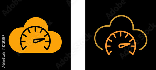 Speed Test Vector Icon