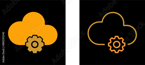 Cloud Computing Vector Icon