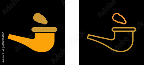 Smoke Pipe Vector Icon