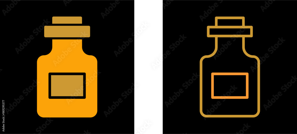 Obraz premium Whiskey Vector Icon