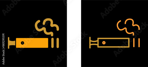 Electronic Cigarette Vector Icon