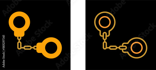 Handcuffs Vector Icon