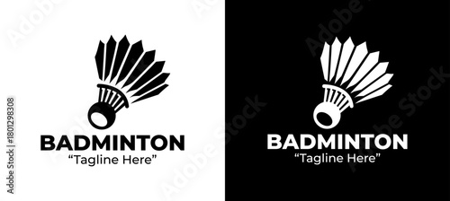 Badminton Logo Vintage Badge for Sports Enthusiasts