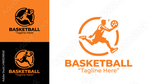 Basketball Logo Modern and Sleek Design for Clubs