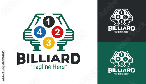Billiard Logo Bold & Strong Design for Professionals