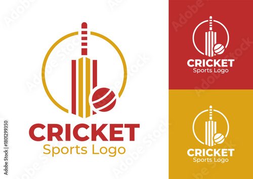 Cricket Logo Stylish and Professional Emblem