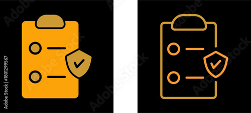 Insurance Policy Vector Icon