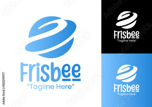 Frisbee Logo Fun and Energetic Design for Teams