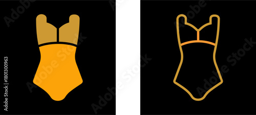 Swim Suit Vector Icon