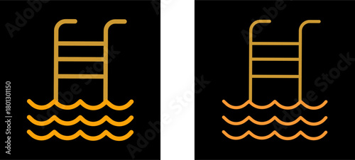 Swimming Pool Vector Icon