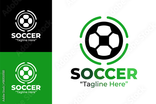 Soccer Logo Modern and Sleek Design for Clubs