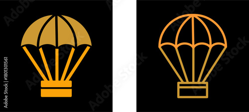 Parachute Vector Icon