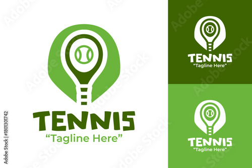 Tennis Logo Vintage and Classic Emblem for Tennis Clubs