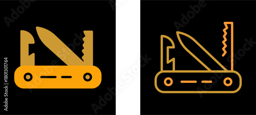 Swiss Army Knife Vector Icon