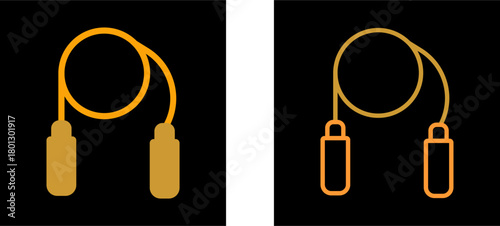 Jumping Rope Vector Icon