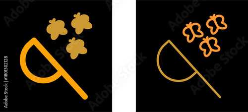 Butterfly Catcher Vector Icon