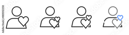 The Ultimate interest Styles with Variations Line of icon set vector illustration