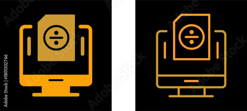Divide Vector Icon