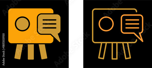 Message Board Vector Icon