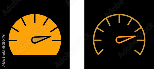 Speedometer Vector Icon