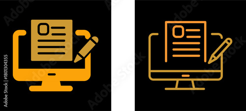 Blog Vector Icon