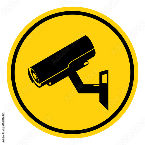 CCTV Security Camera Symbol Sign, Vector Illustration, Isolate On White Background Label. EPS10