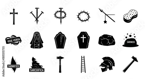 Gothic Collection Dark Symbols and Icons.
