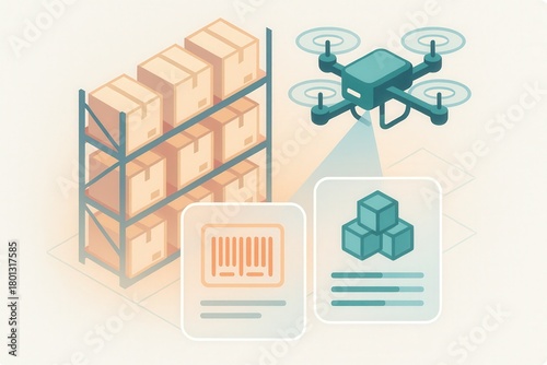 Innovative drone technology for efficient warehouse operations optimizing logistics management and inventory tracking with real time data analytics and advanced automation solutions