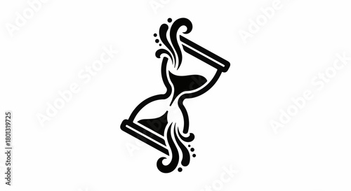 Stylized hourglass illustration symbolizing the passage of time and urgency.