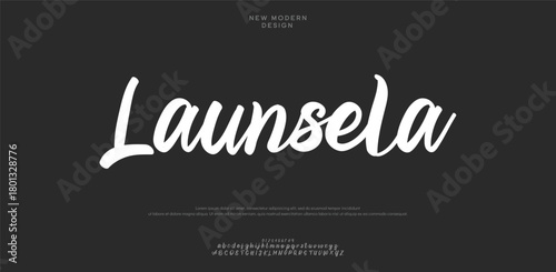 creative modern stylish calligraphy letter logo design