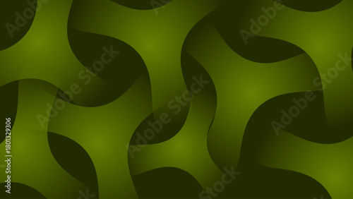 Abstract olive green background with smooth organic shapes and soft gradients, creating a modern, fluid, and natural design ideal for digital art, wallpapers, and graphic projects.