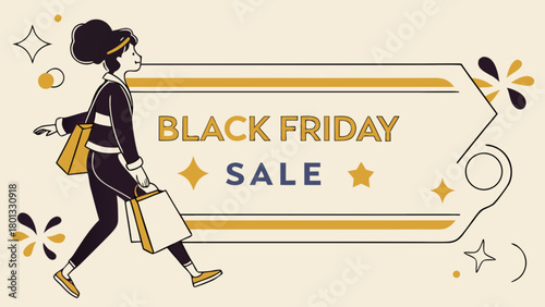 Black friday sale shopping deals and offers promotional advertising template for business and marketing 2024