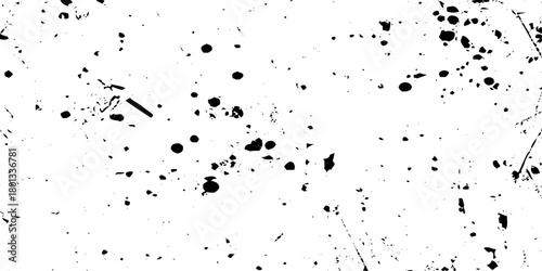 White and black ink splatter grunge dust particle and dust grain texture. grunge texture with scratches and cracks paint wall texture. dust overlay distress grain with scratch grunge urban background.