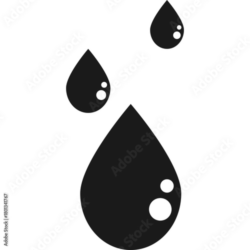 Cuadro en lienzo Oil Solid Icon