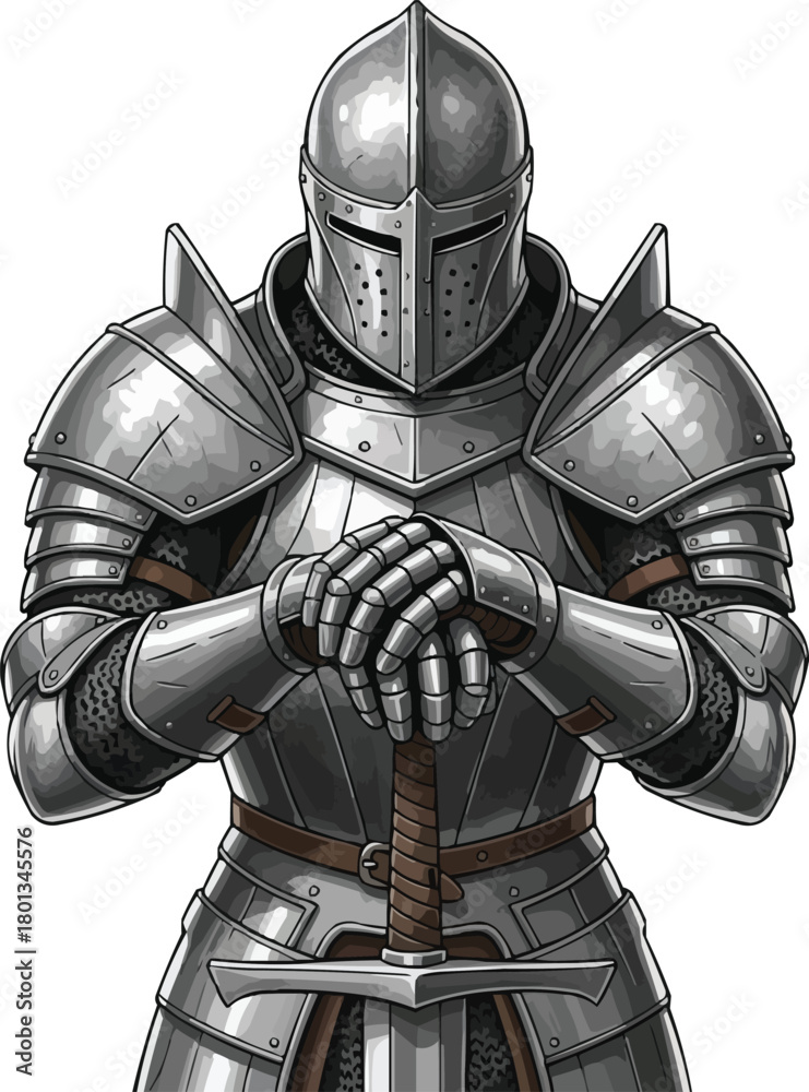 Naklejka premium Sentinel Knight