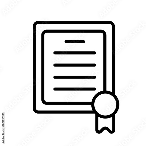 Diploma icon vector. certificate illustration sign. studies symbol or logo. Design for web.