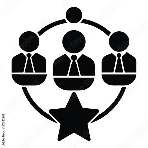 talent pool vector icon