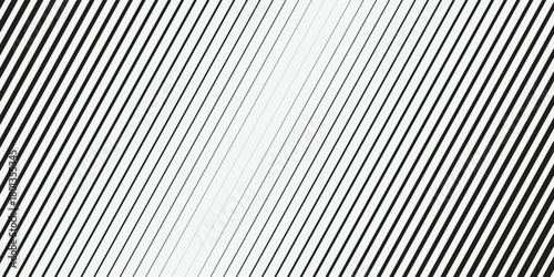 Thin slash line seamless pattern. Repeated fine diagonal lines background. Pinstripe wallpaper. vector
